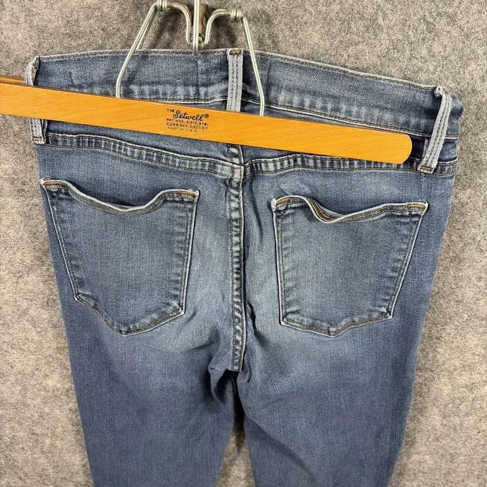 Frame Womens Blue Le High‎ Skinny Cropped Jeans 25 - Picture 5 of 10